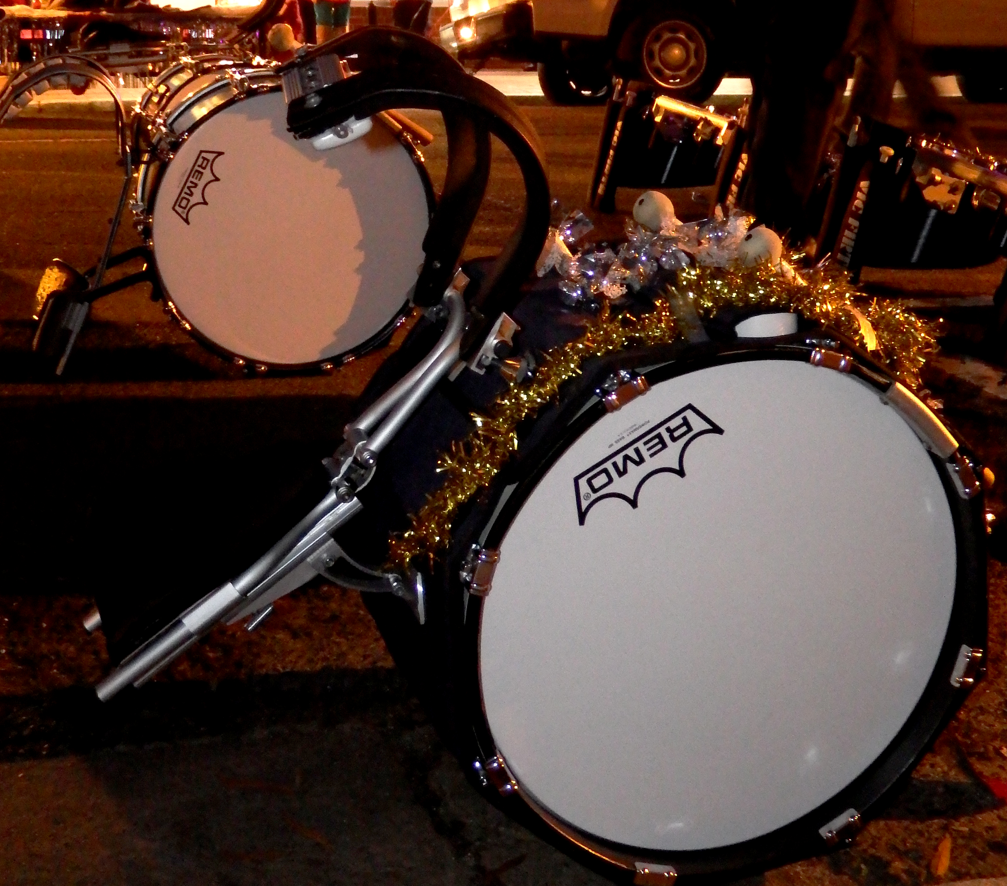 Decorated Drums - Fredericksburg Virginia Christmas Parade
