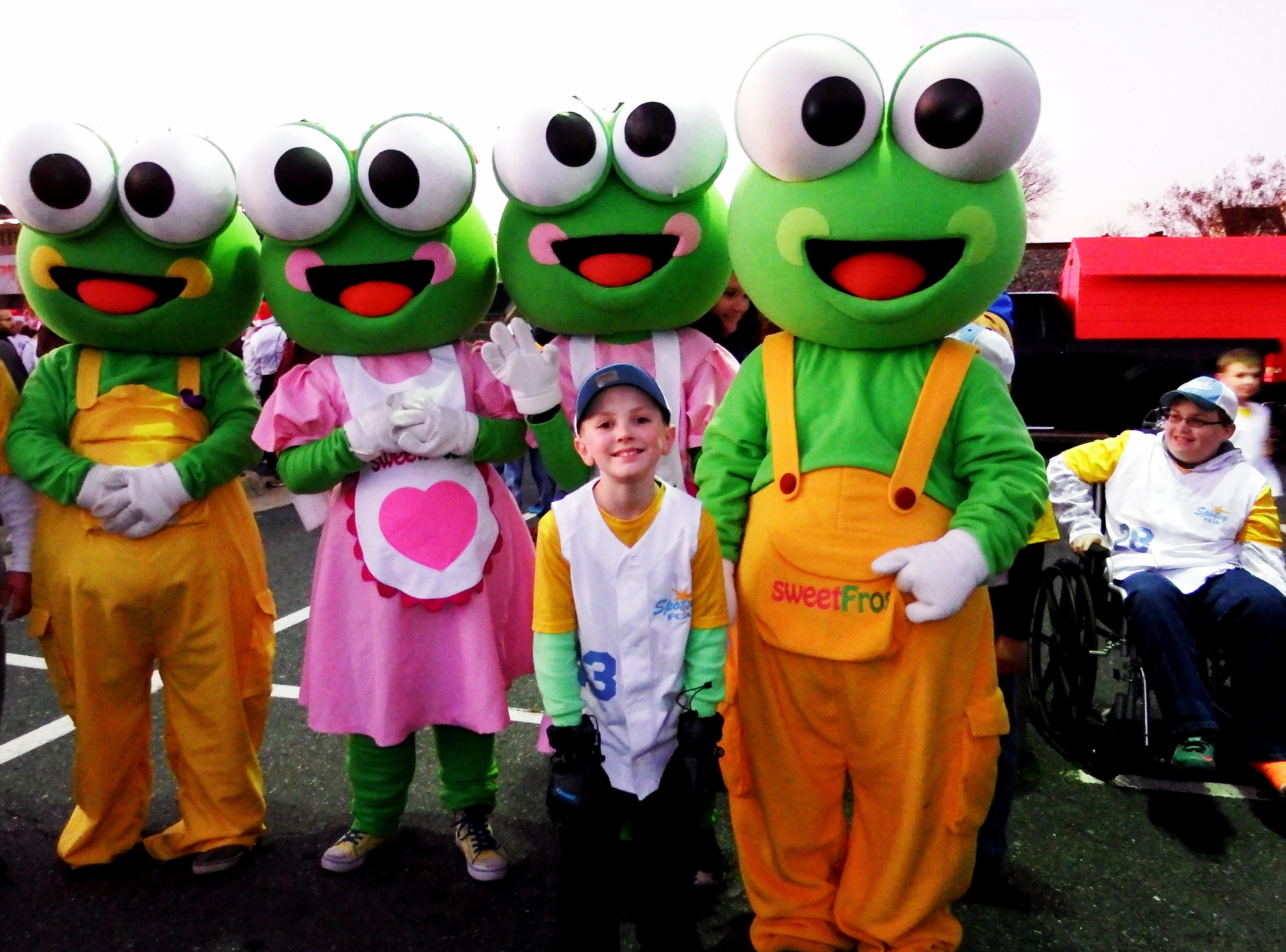 Sweet Frogs w Young Boy and Wheelchair Boy Fredericksburg Virginia